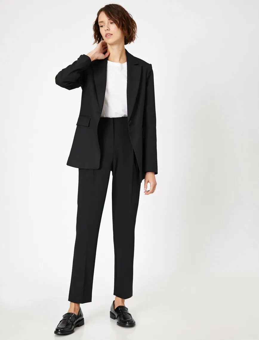 16289 Black Slim Fit Trousers