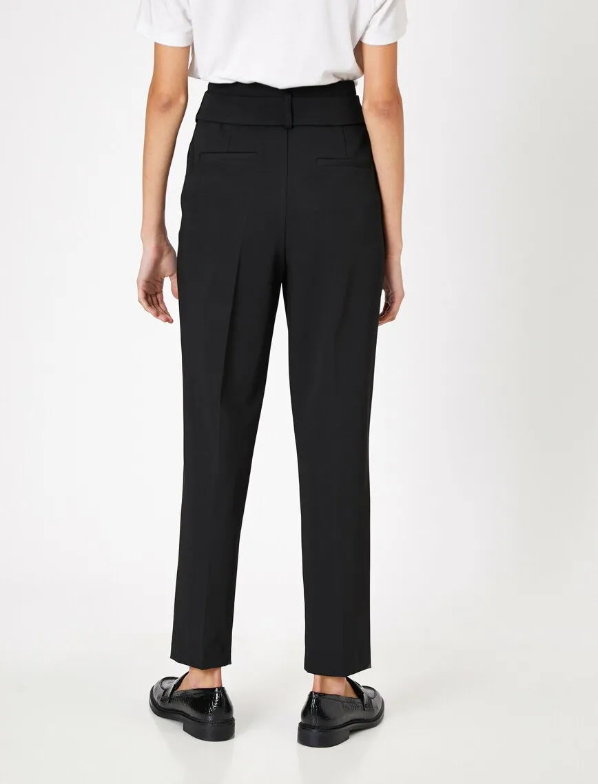 16289 Black Slim Fit Trousers