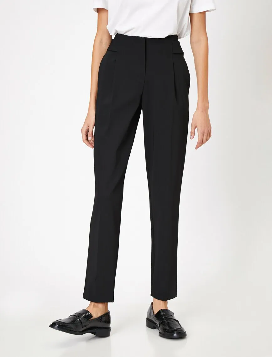 16289 Black Slim Fit Trousers