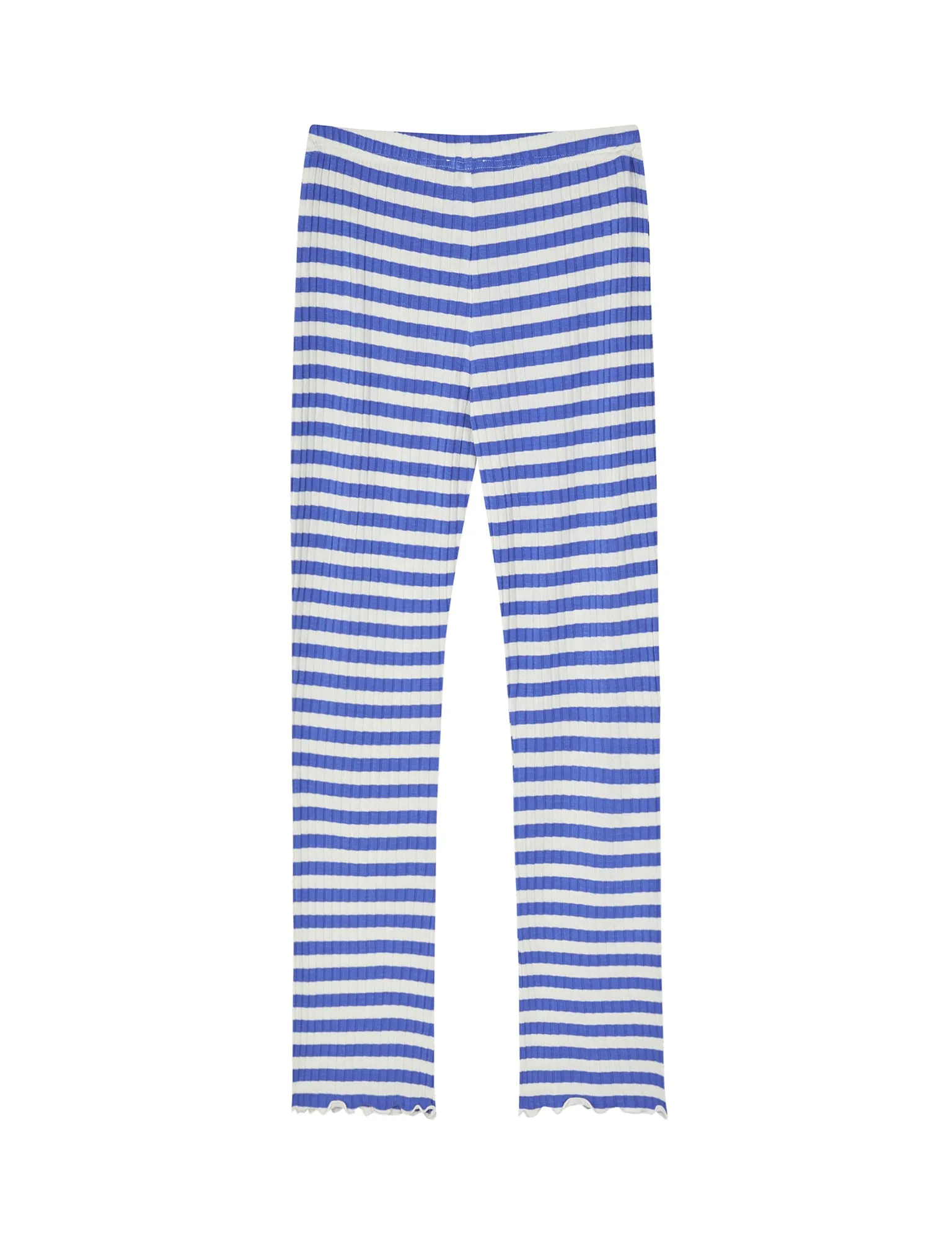 5x5 Classic Stripe Lala Leggings, Amparo Blue/ Vanilla Ice