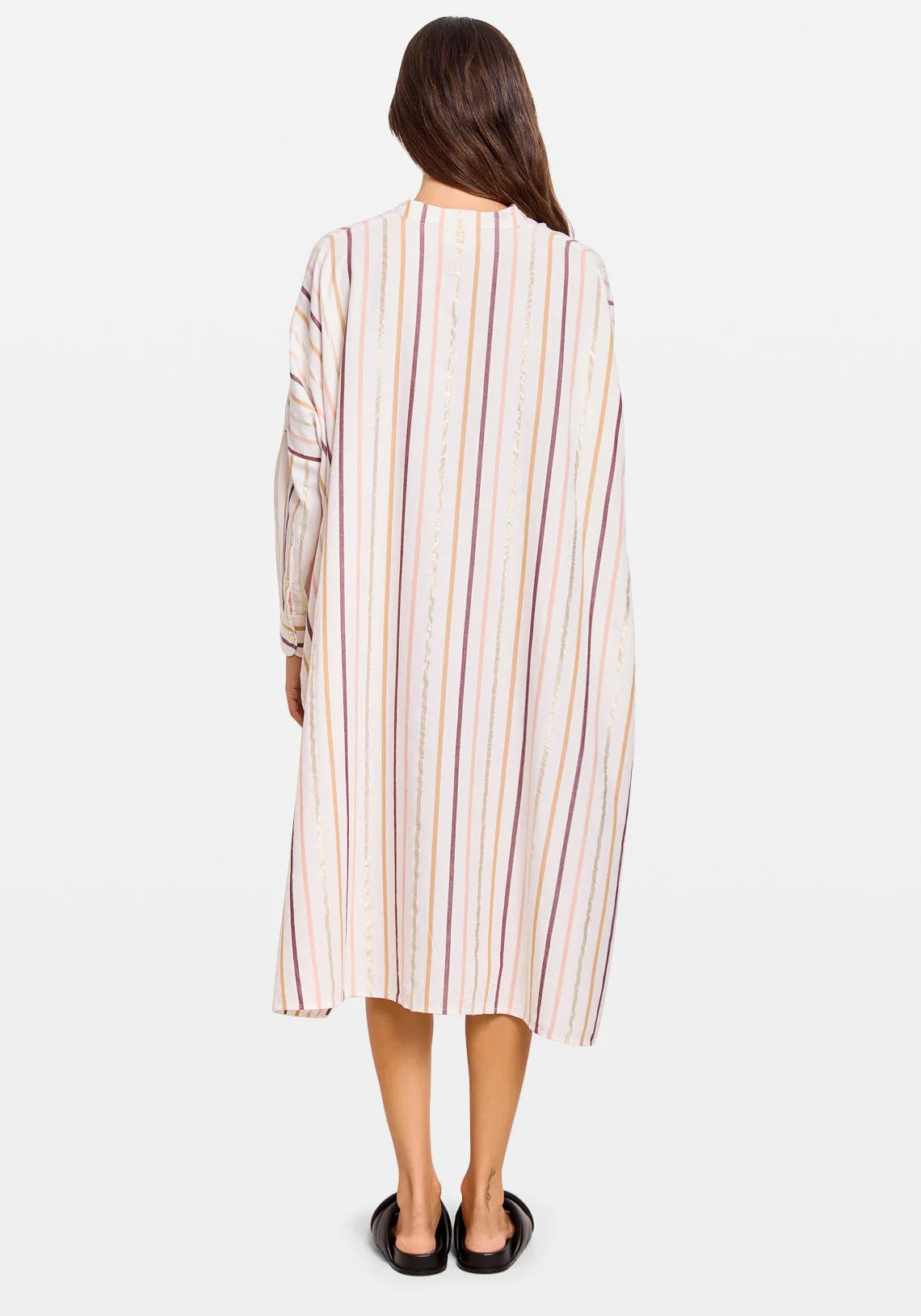 ANDROMEDE SHIRTDRESS CASABLANCA STRIPE