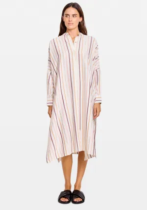 ANDROMEDE SHIRTDRESS CASABLANCA STRIPE