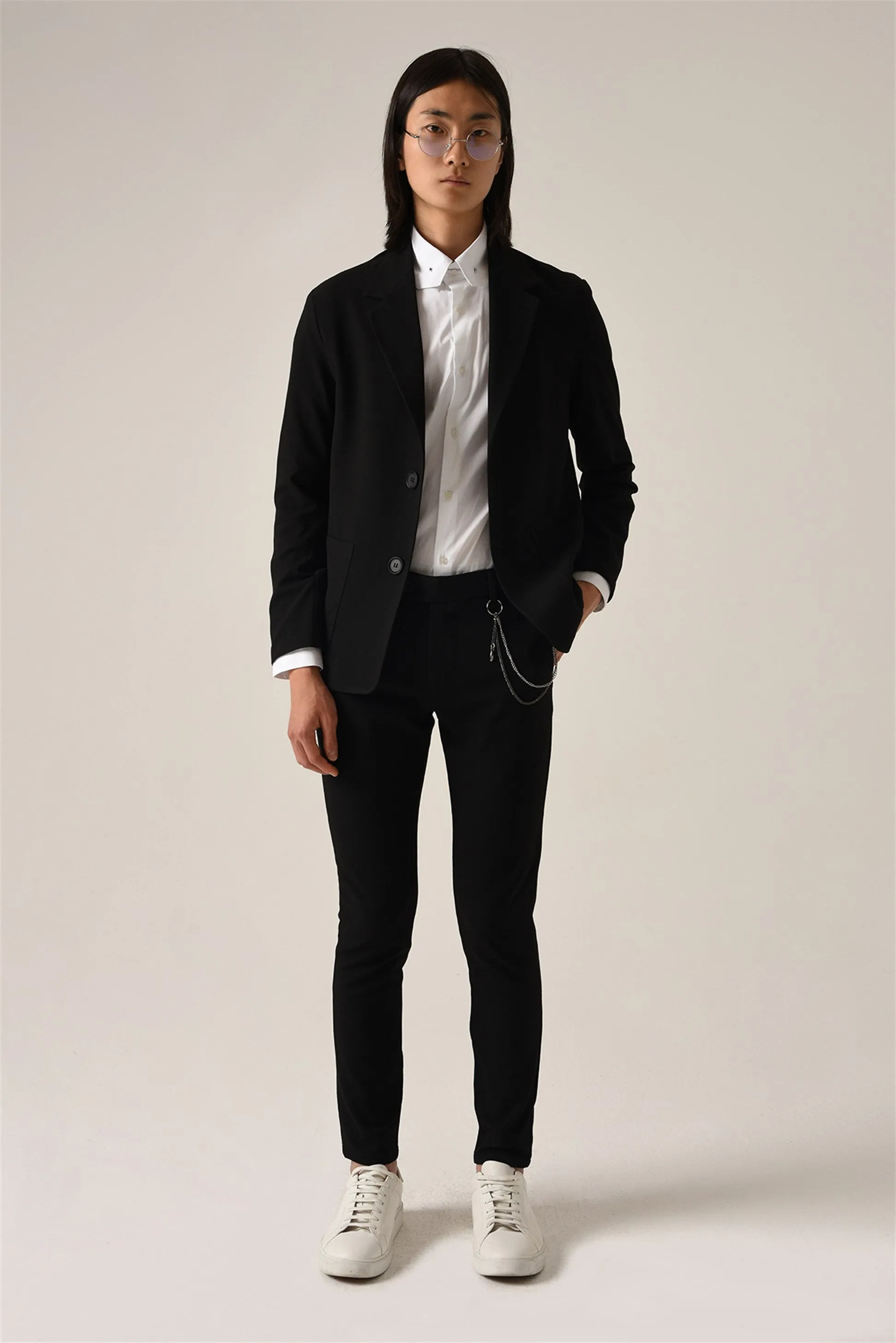 ANT Men's Accessory Detail Slim Fit Trousers - Roermond