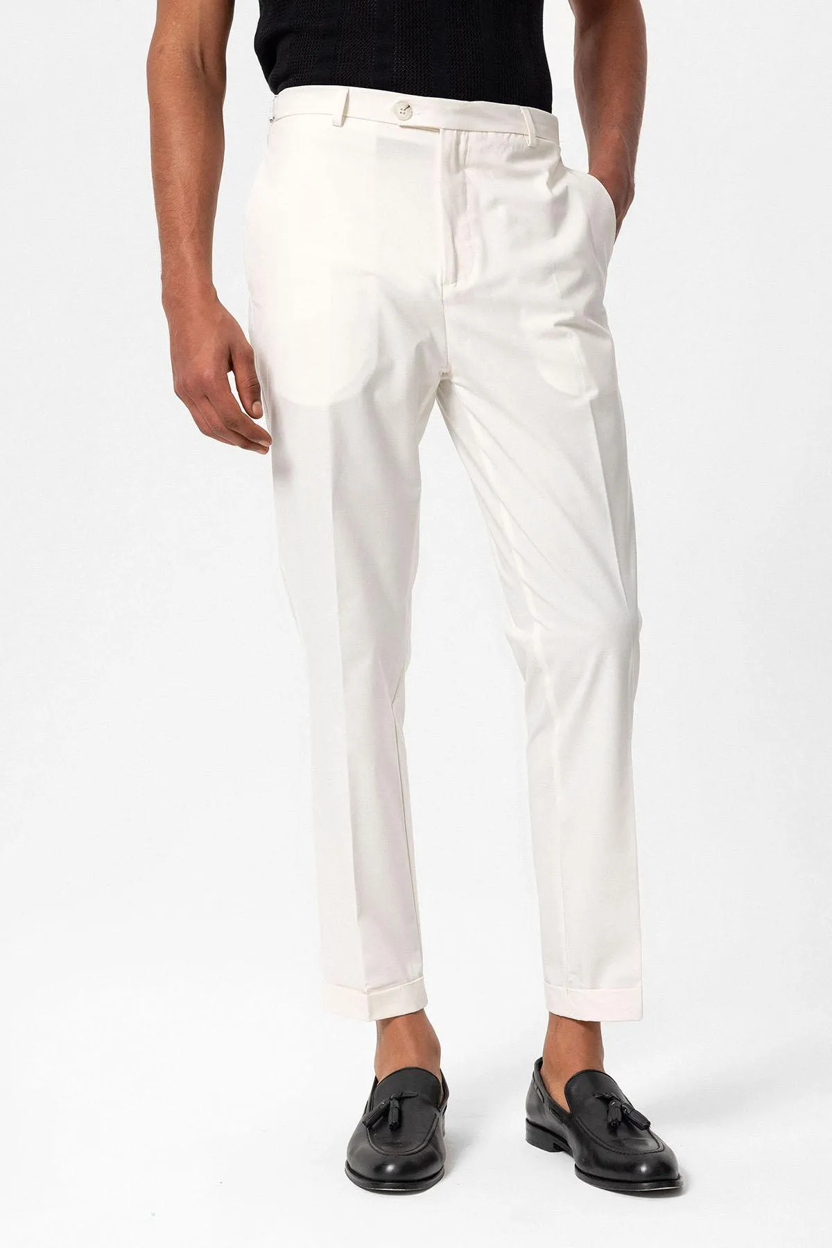 ANT Slim Fit Double Leg Men's Trousers - Kozáni