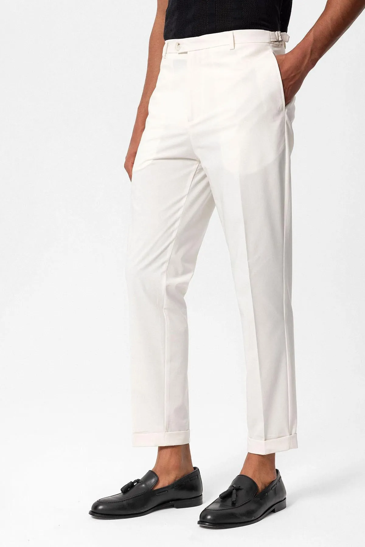 ANT Slim Fit Double Leg Men's Trousers - Kozáni