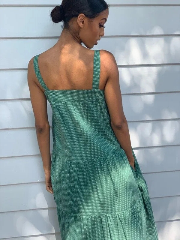 Arabella Polka Dot Cotton Dress
