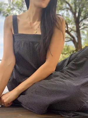 Arabella Polka Dot Cotton Dress