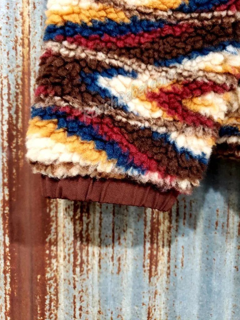 Ariat Chimayo Fleece Jacket in Sunset Saltillo #5163
