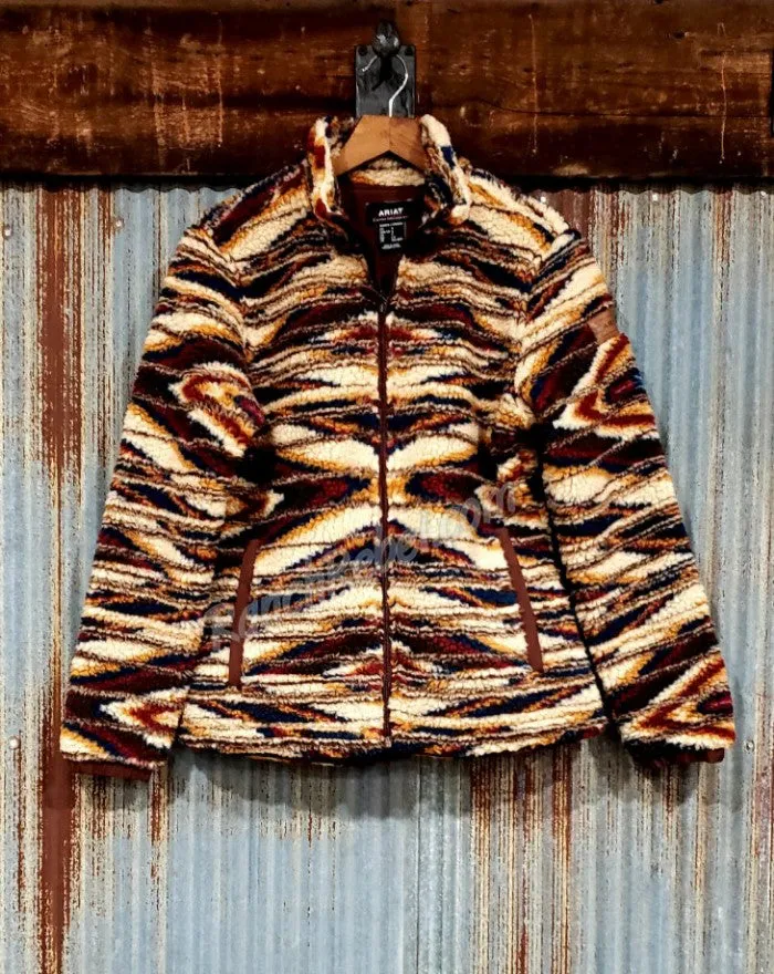Ariat Chimayo Fleece Jacket in Sunset Saltillo #5163