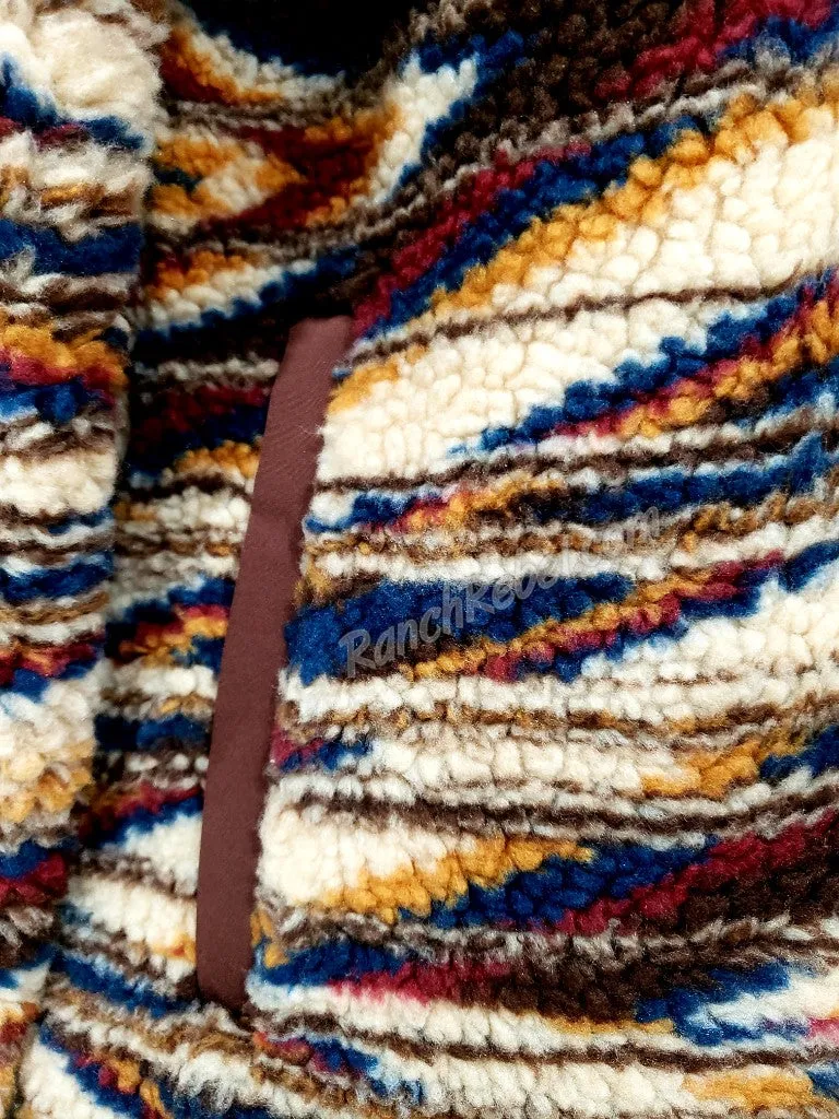 Ariat Chimayo Fleece Jacket in Sunset Saltillo #5163