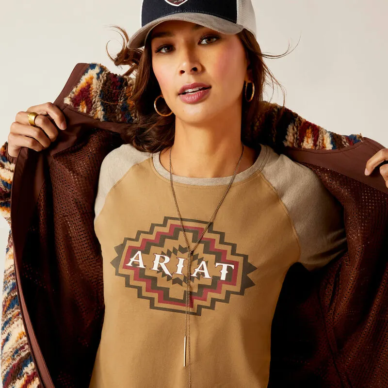 Ariat Chimayo Fleece Jacket in Sunset Saltillo #5163