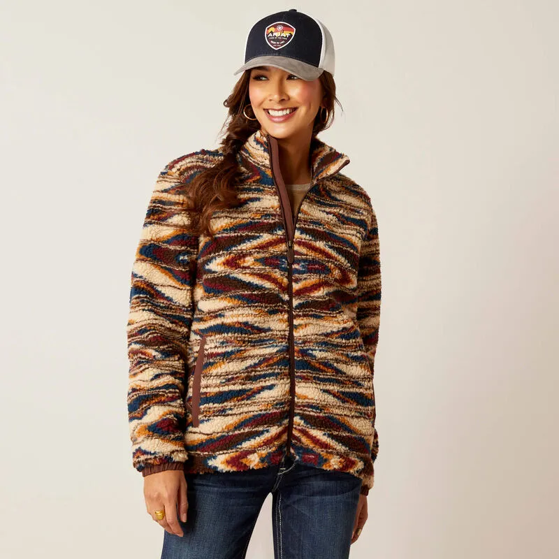 Ariat Chimayo Fleece Jacket in Sunset Saltillo #5163
