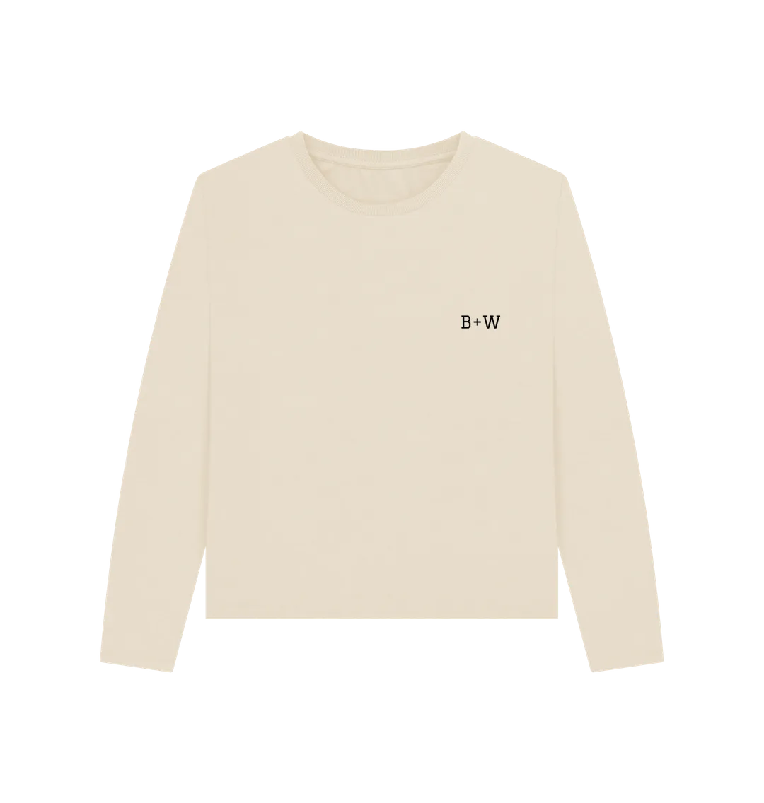 B W Heavyweight Long Sleeved Tee
