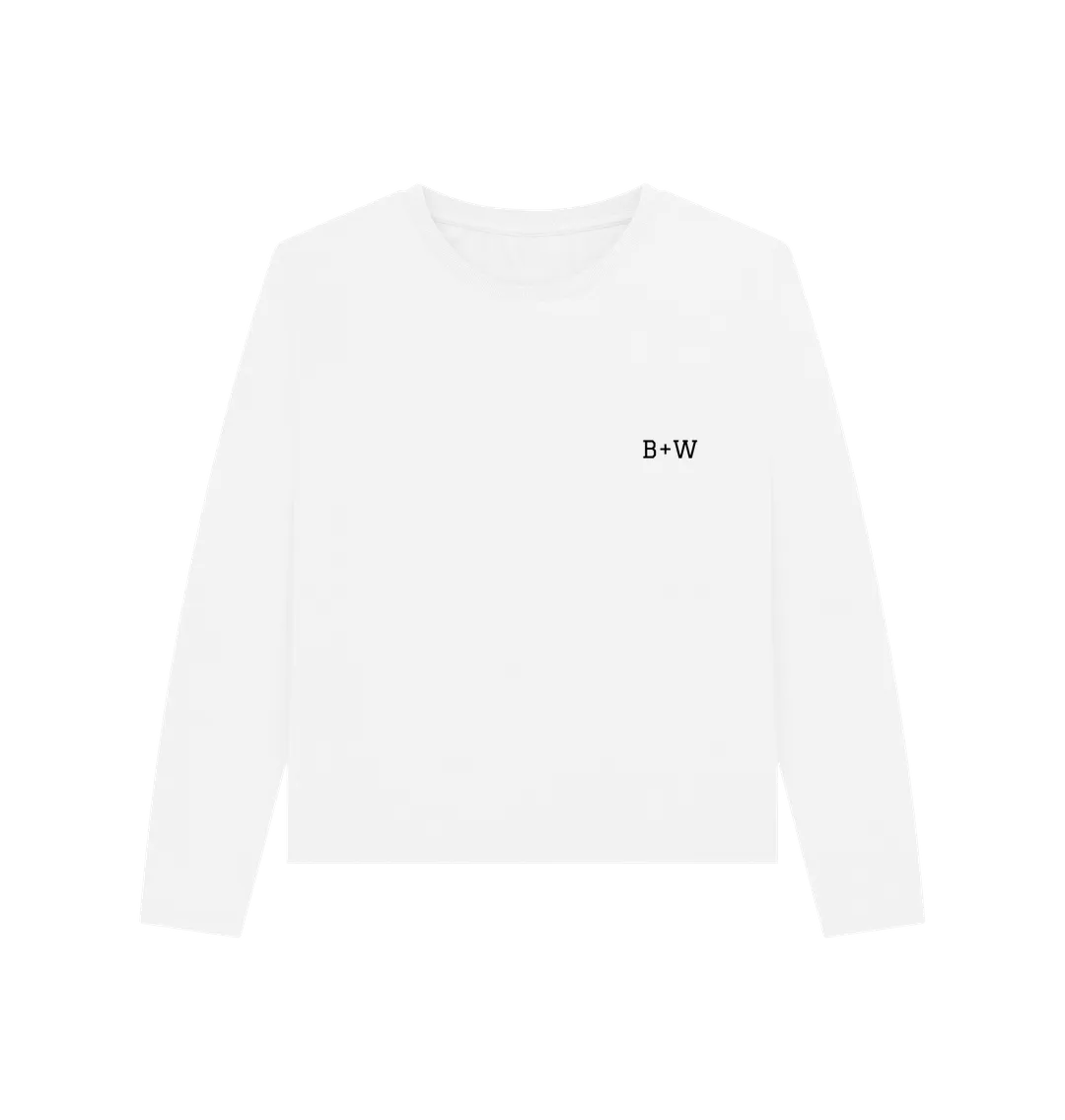 B W Heavyweight Long Sleeved Tee