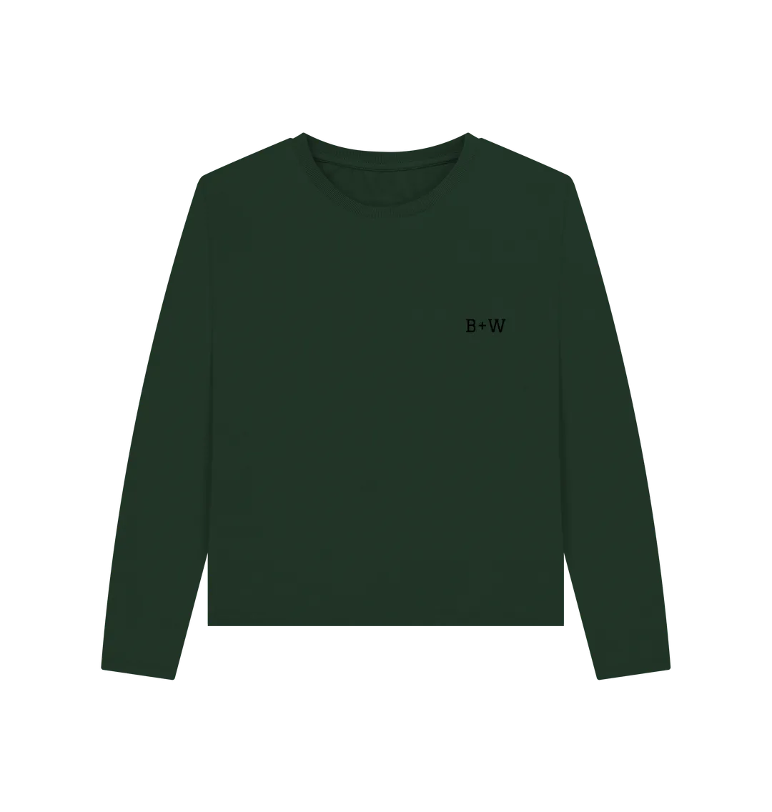 B W Heavyweight Long Sleeved Tee