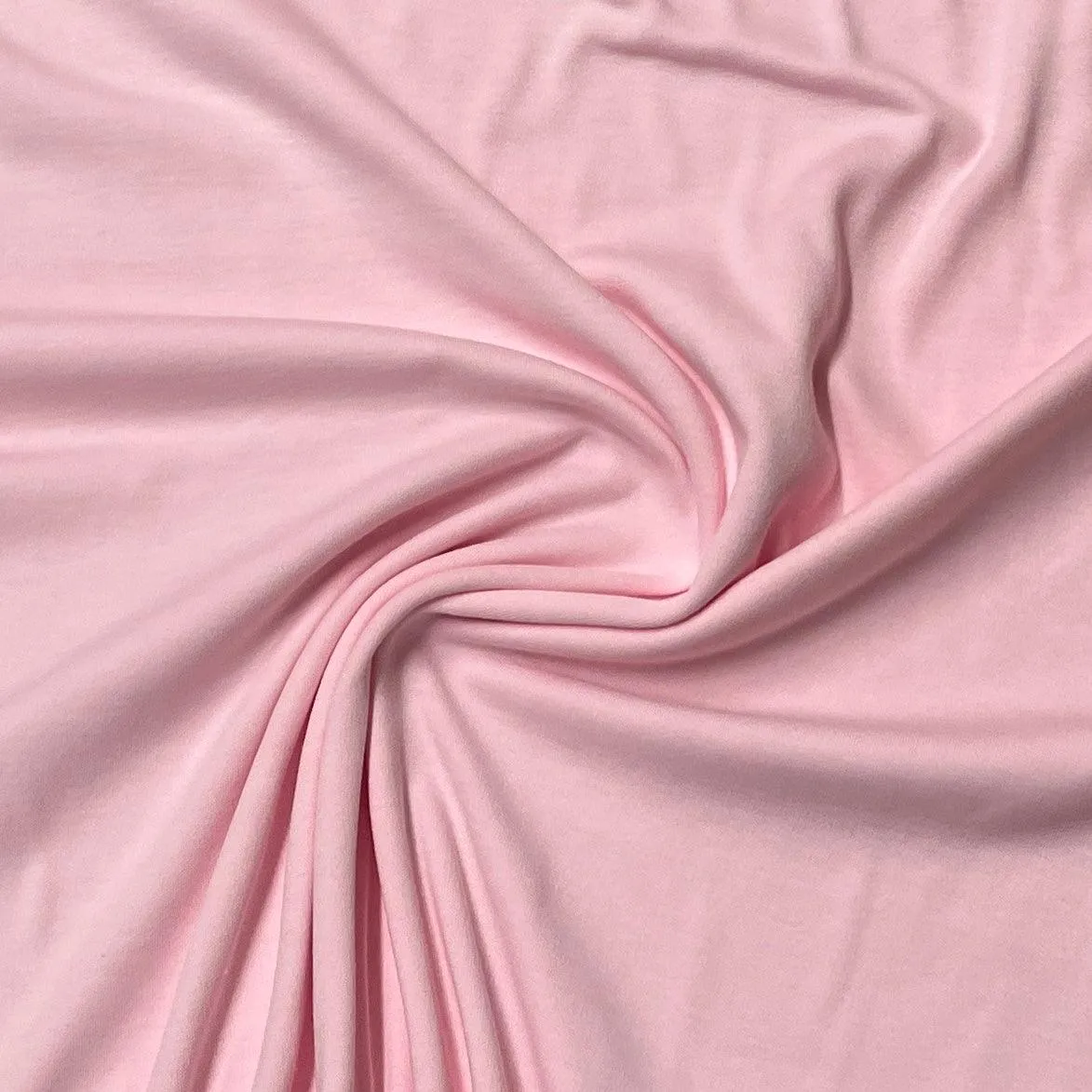 Baby Pink Cotton Interlock Fabric