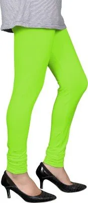 BK Cotton Lycra Leggings BK00021MCLSQ Dark - light | Green | Yellow | Purple | Parrot | Blue | Brown | Orange | Pink | Black | Navy Blue Size 30 to 40