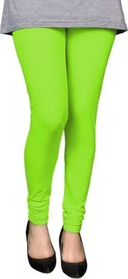BK Cotton Lycra Leggings BK00021MCLSQ Dark - light | Green | Yellow | Purple | Parrot | Blue | Brown | Orange | Pink | Black | Navy Blue Size 30 to 40