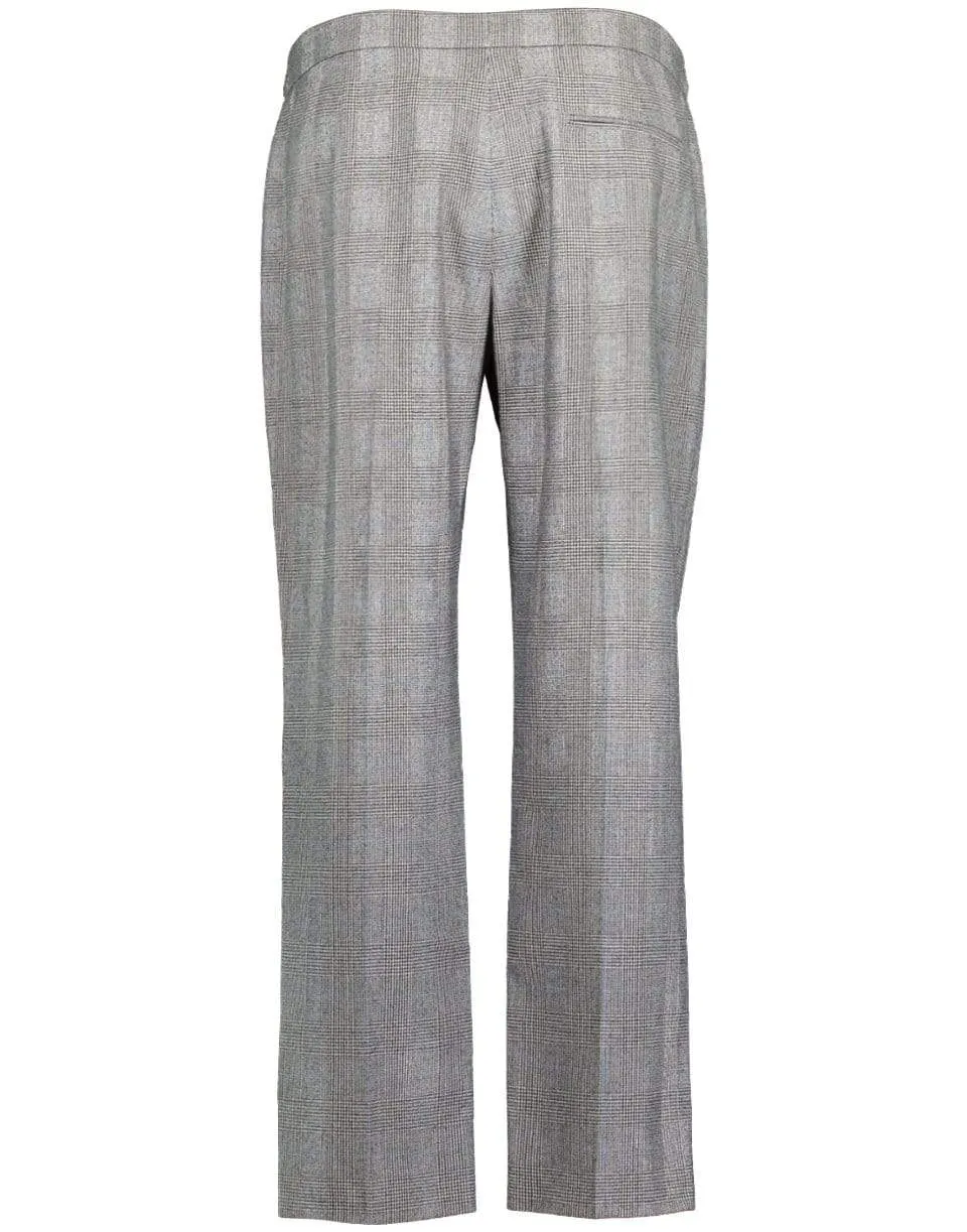 Black and Ivory Cigarette Trouser
