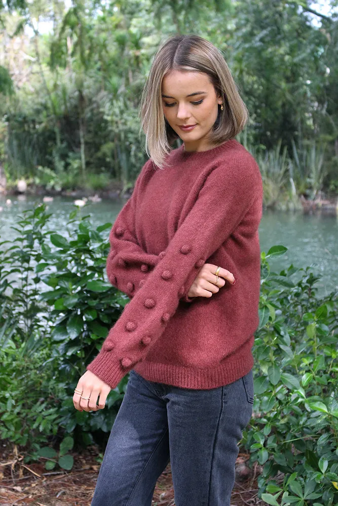 BOBBLE SLEEVE JUMPER