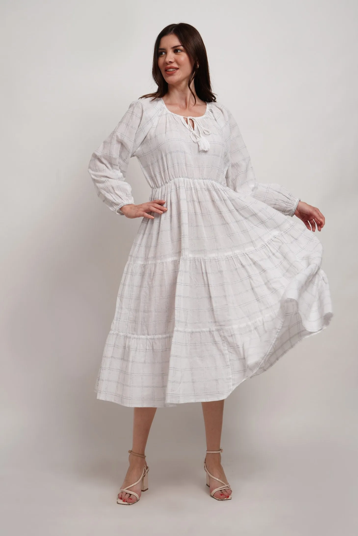 Checked Dress