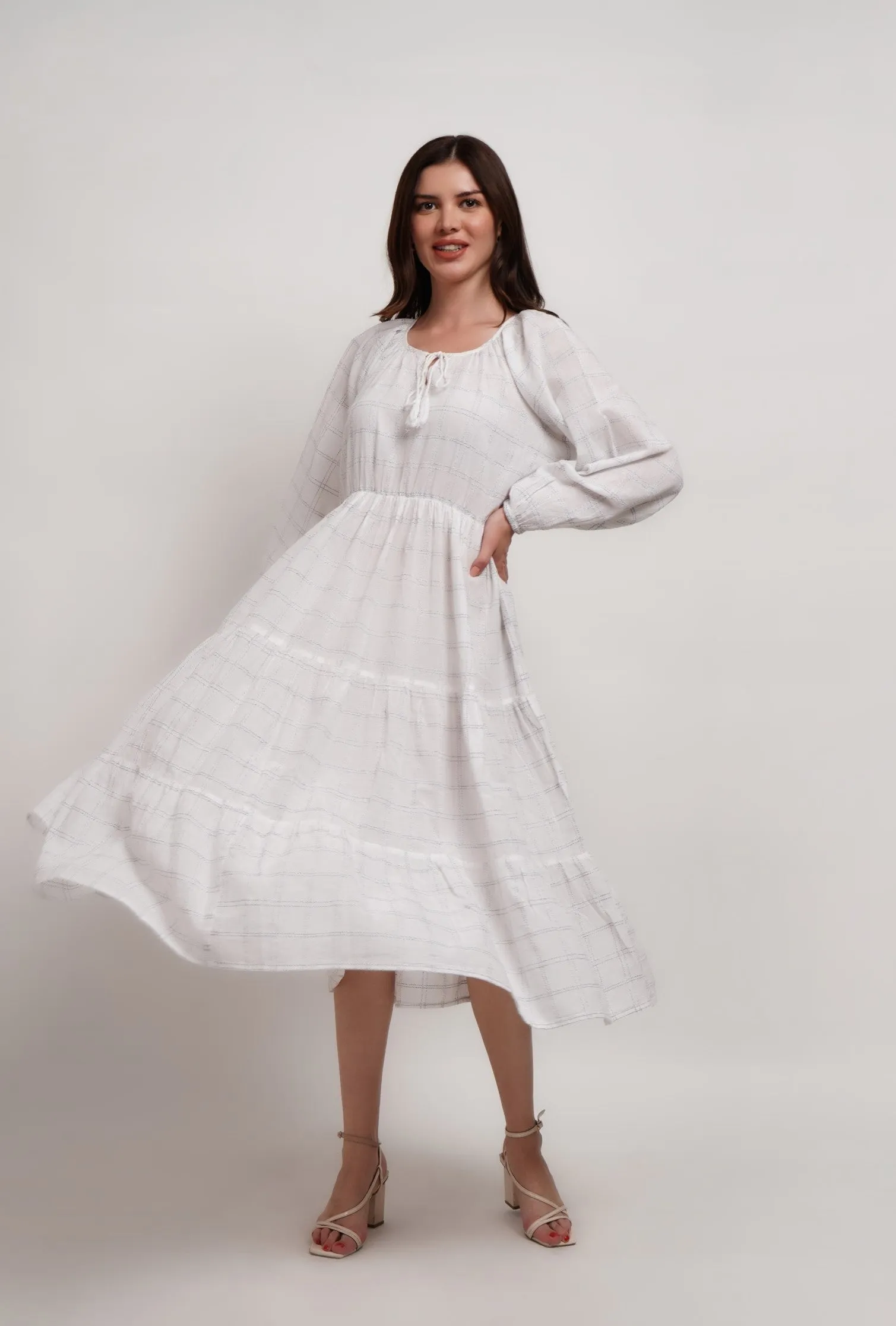 Checked Dress