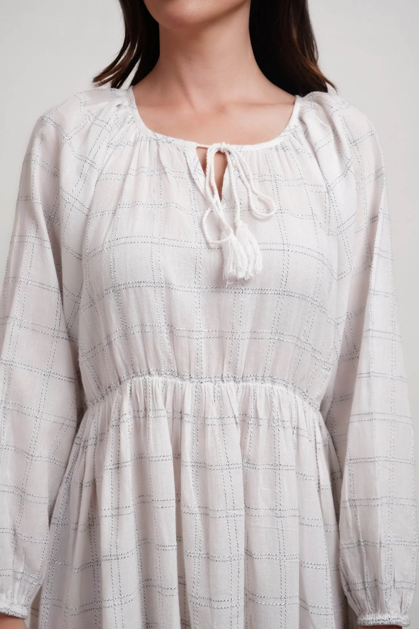 Checked Dress