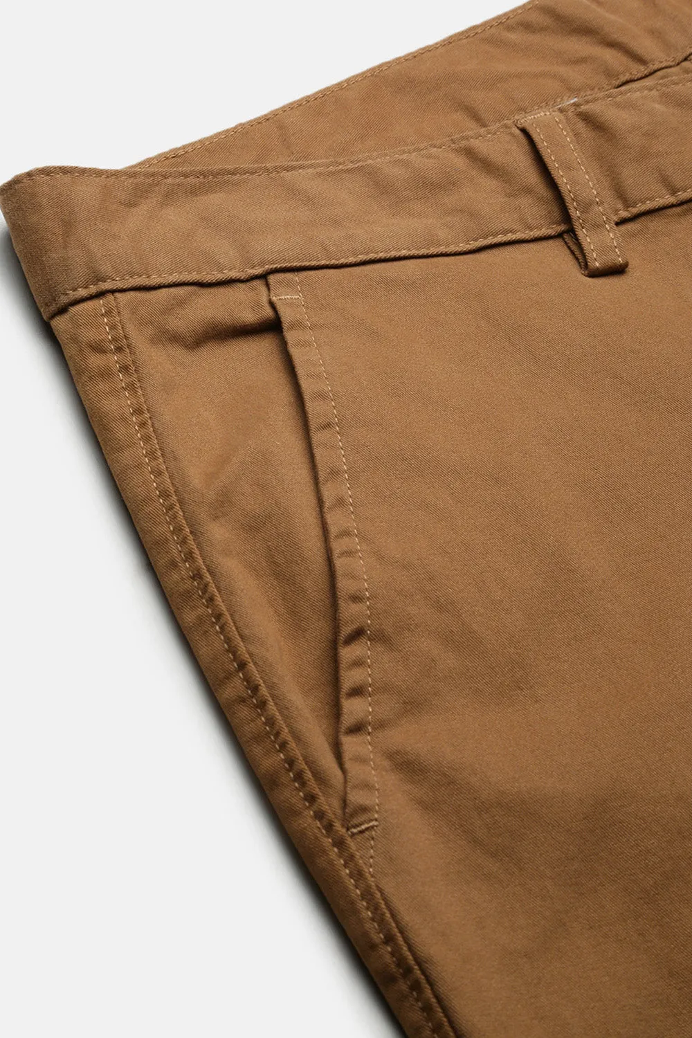 Classic Polo Men's Khaki Ankle Fit Solid Trousers | TP2-03 A-KHA-AF LY