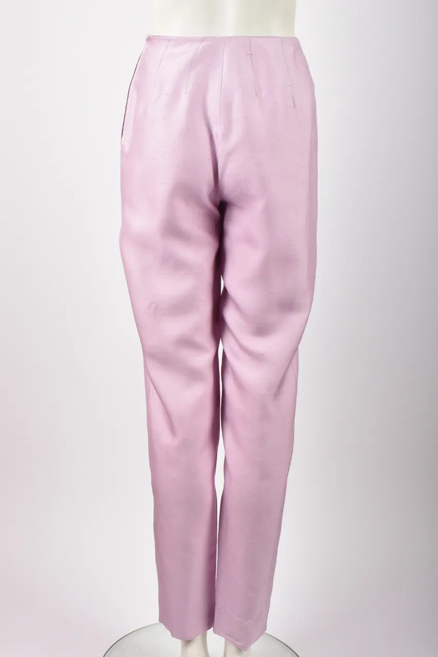 CLAUDE MONTANA LILAC TROUSERS