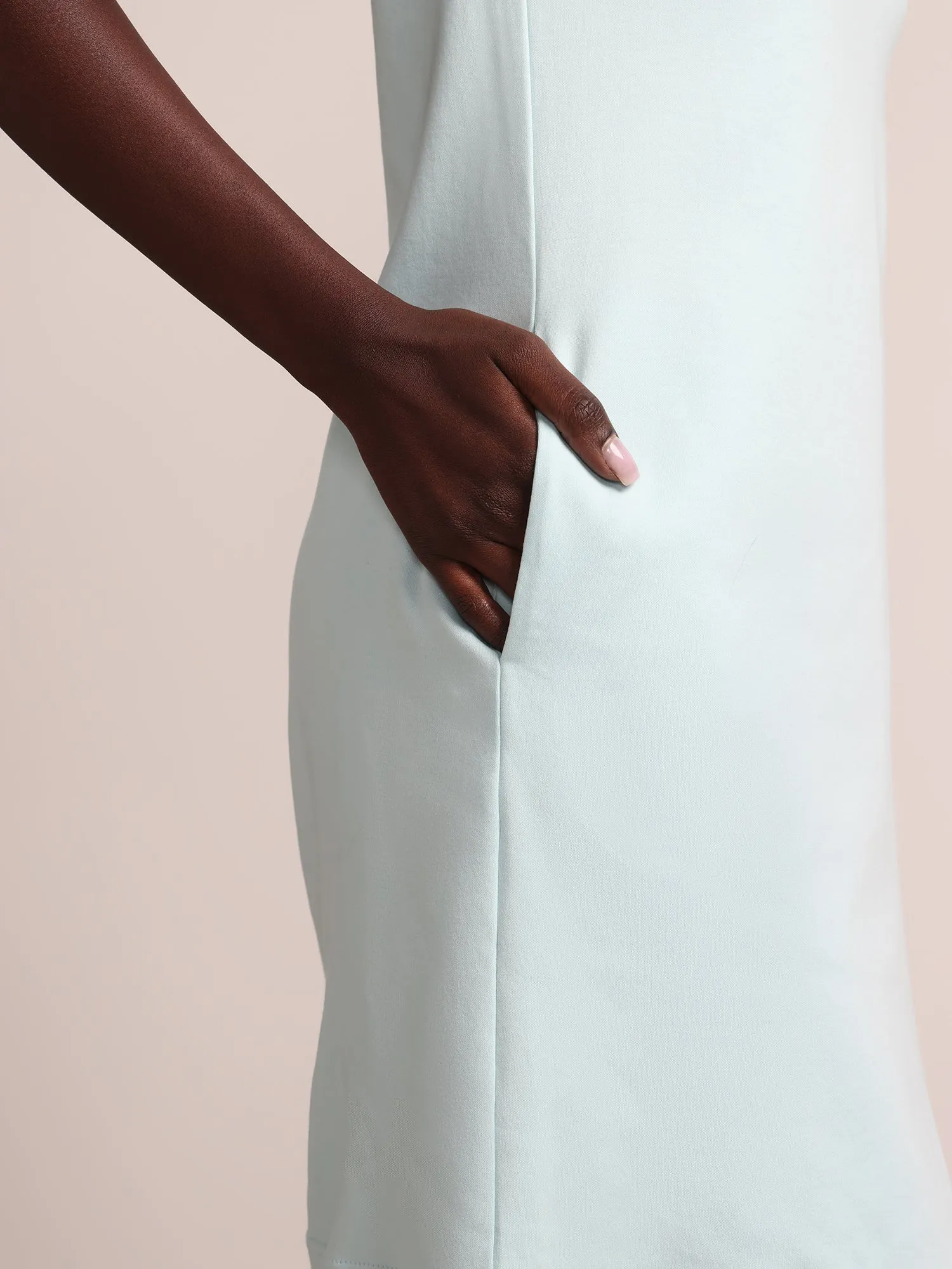Collared Sleeveless Polo Shift Dress - City Knits