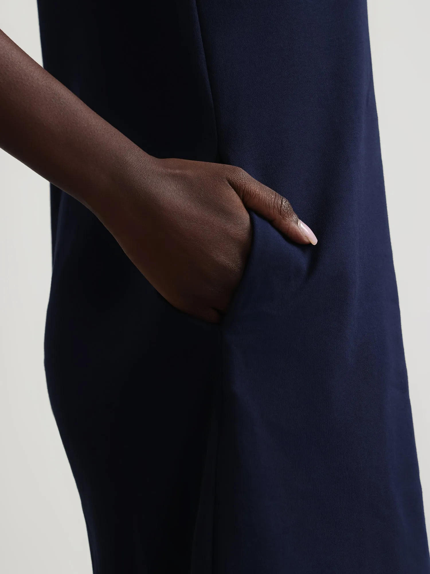 Collared Sleeveless Polo Shift Dress - City Knits