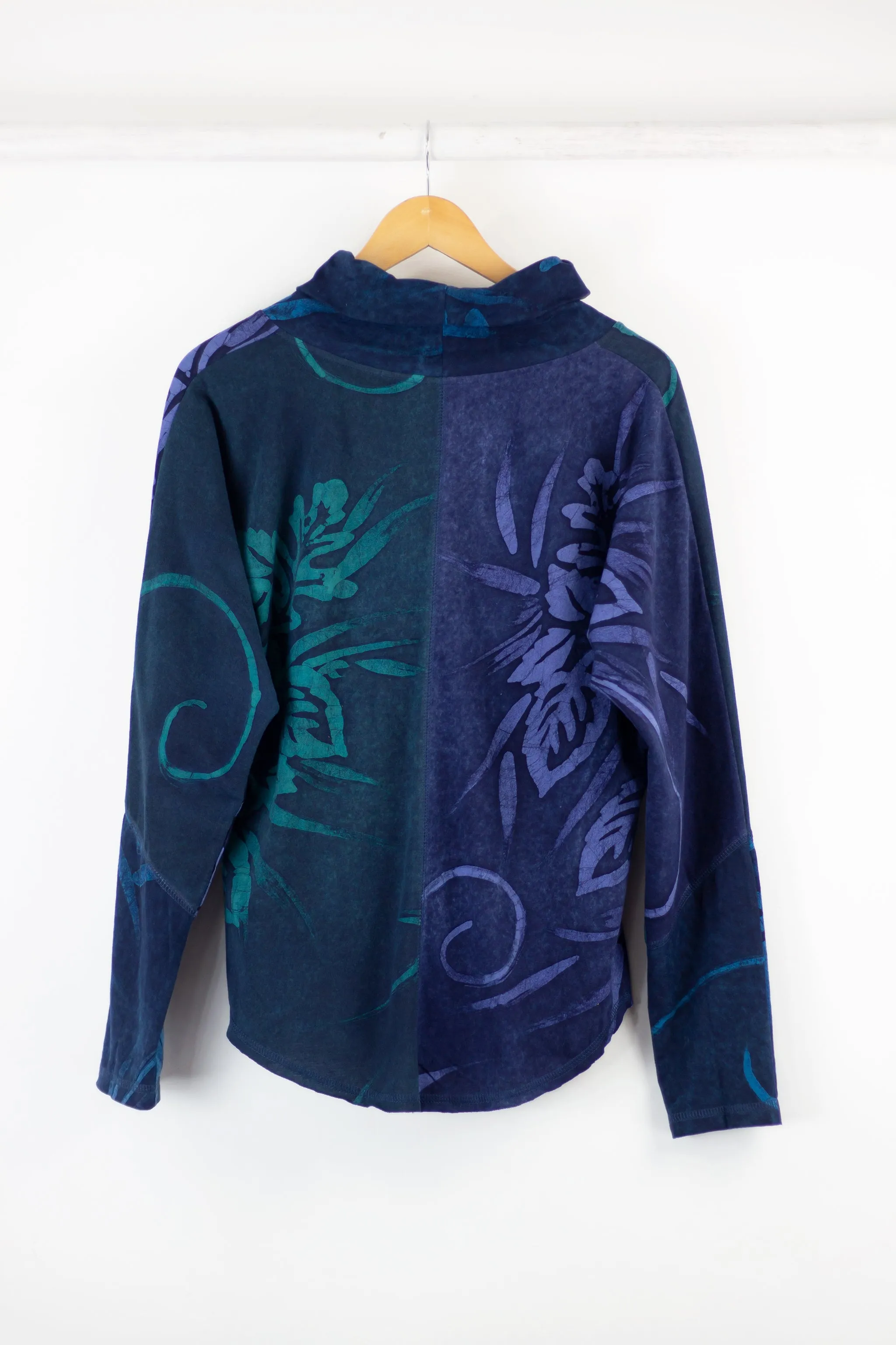 Cowlneck Pullover - Caspian Oaked Combo