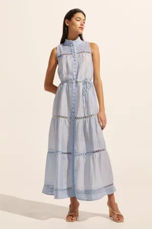 crescent dress - sky