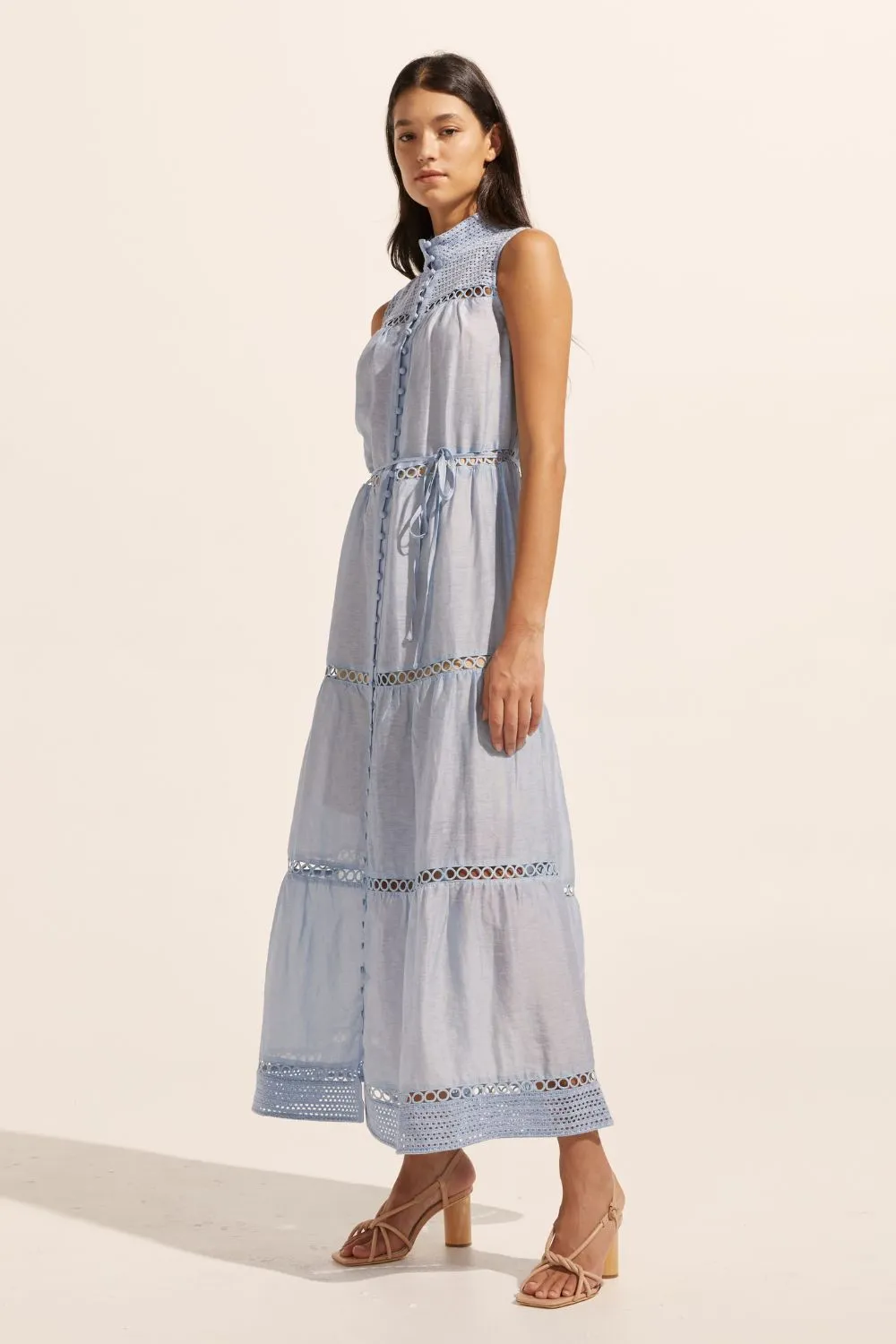 crescent dress - sky