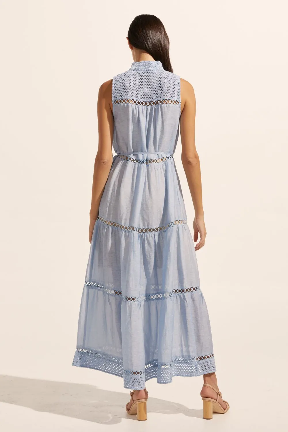 crescent dress - sky