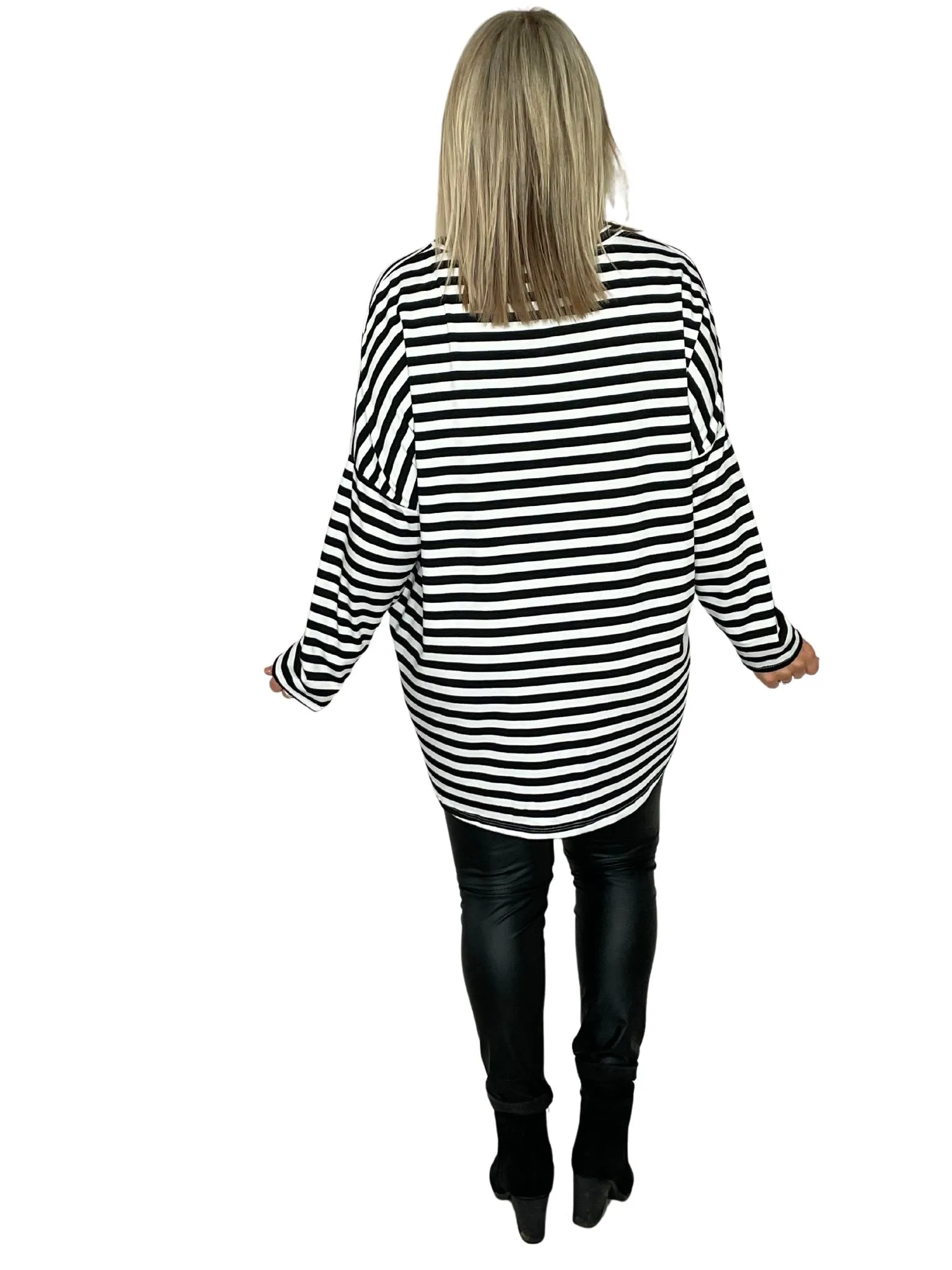 Daniela Striped Long Sleeve T-Shirt