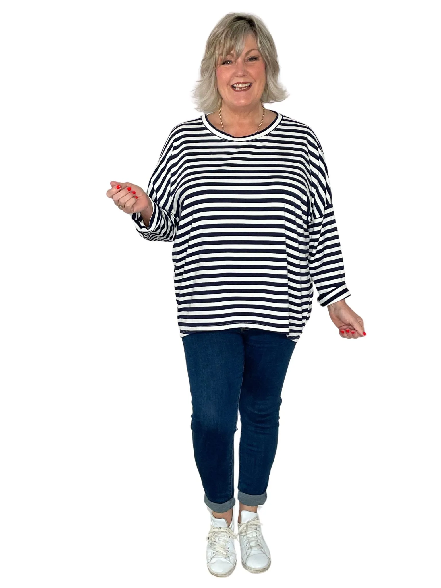 Daniela Striped Long Sleeve T-Shirt