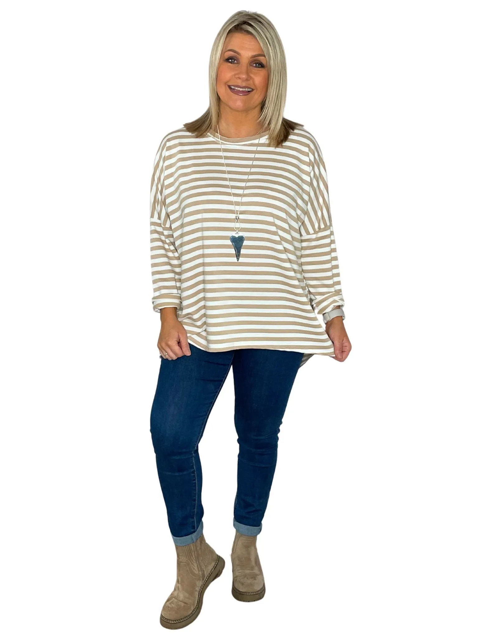 Daniela Striped Long Sleeve T-Shirt