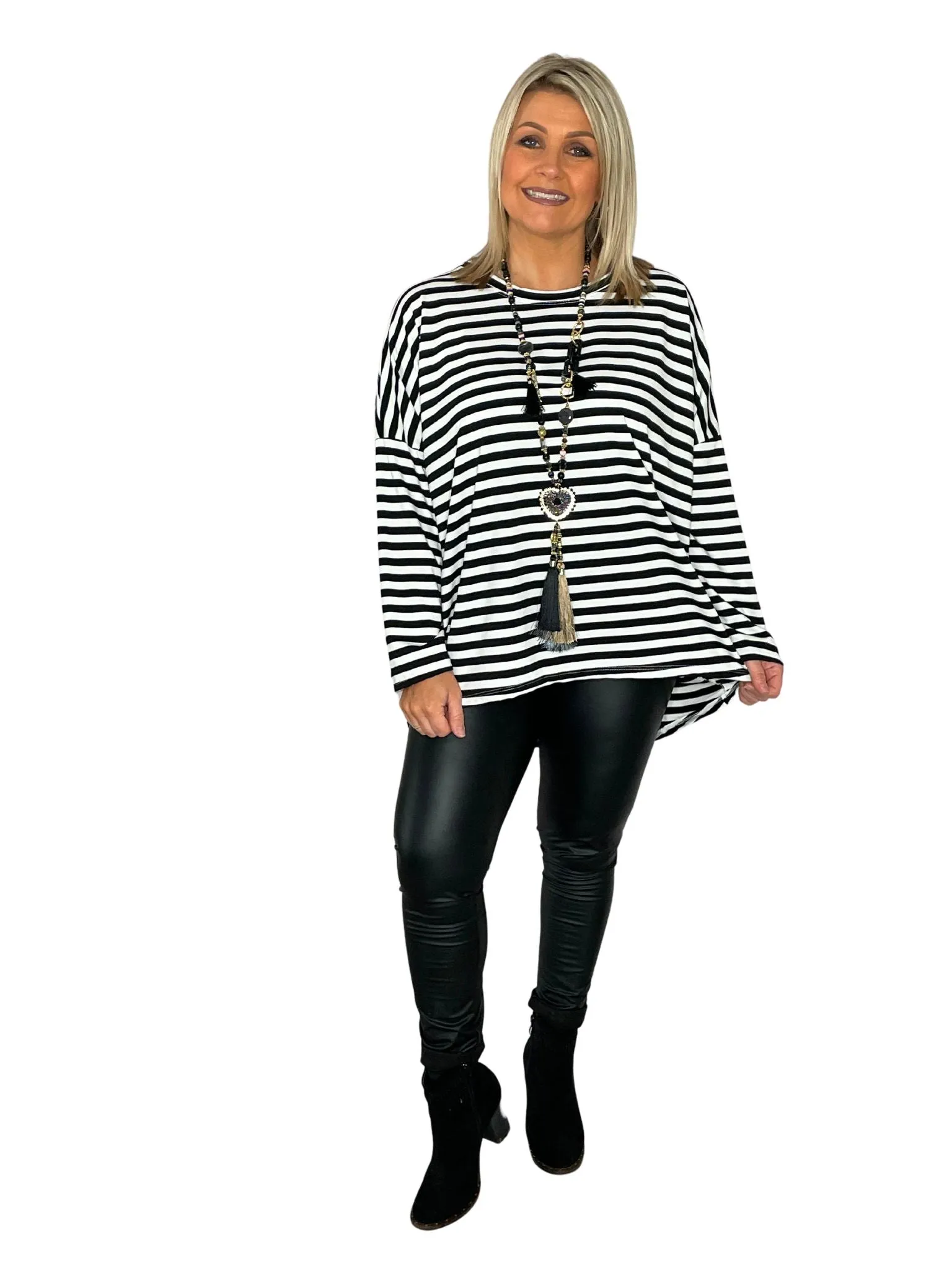Daniela Striped Long Sleeve T-Shirt