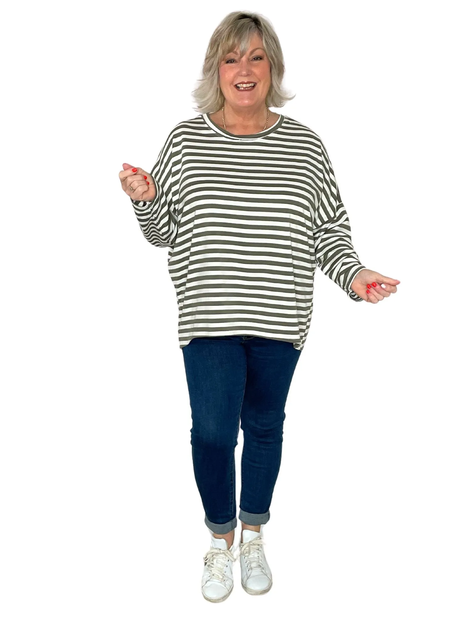 Daniela Striped Long Sleeve T-Shirt