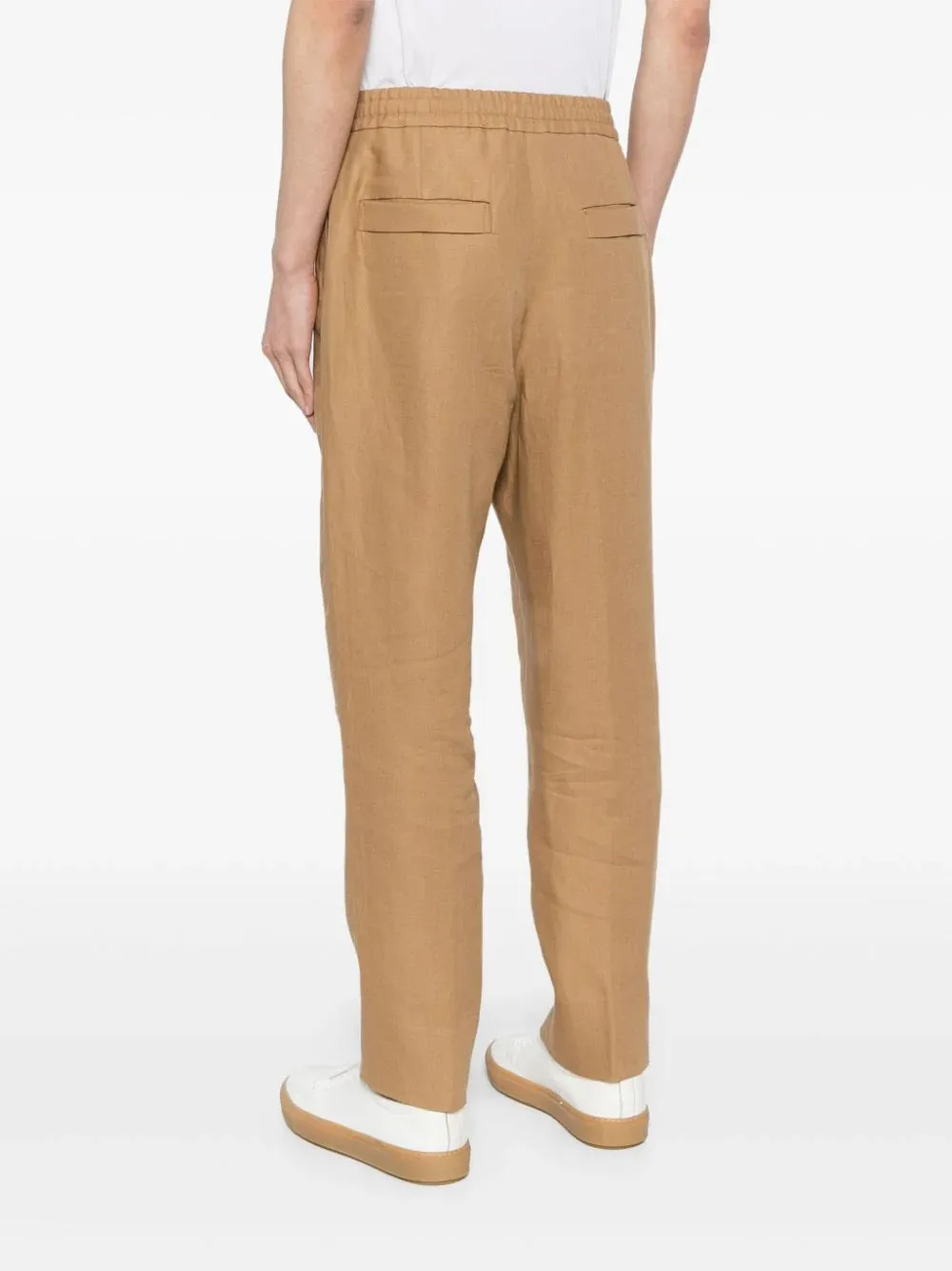Elasticated Slim-Fit Trousers