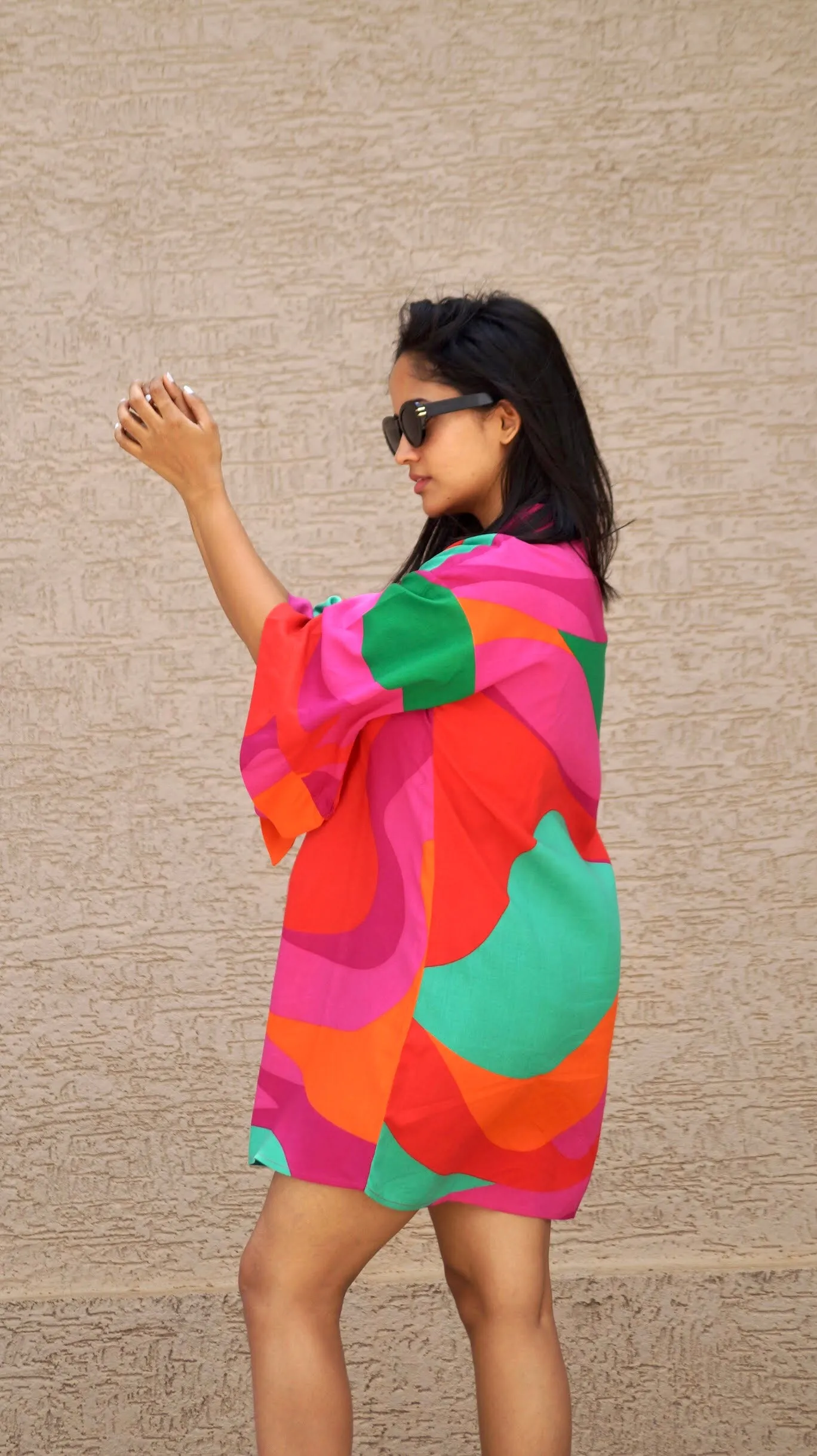 Ella - Rose Shirt Dress