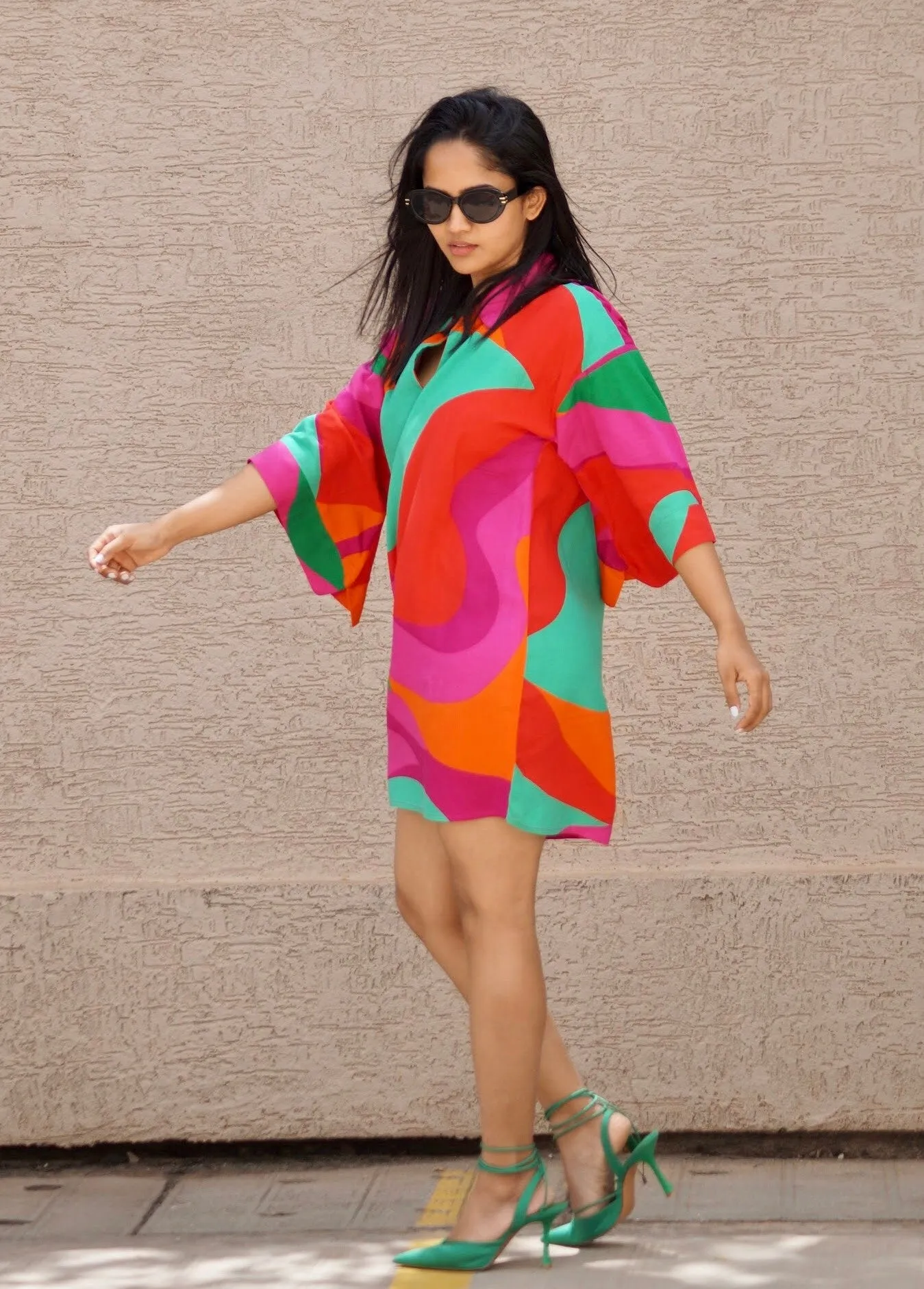 Ella - Rose Shirt Dress