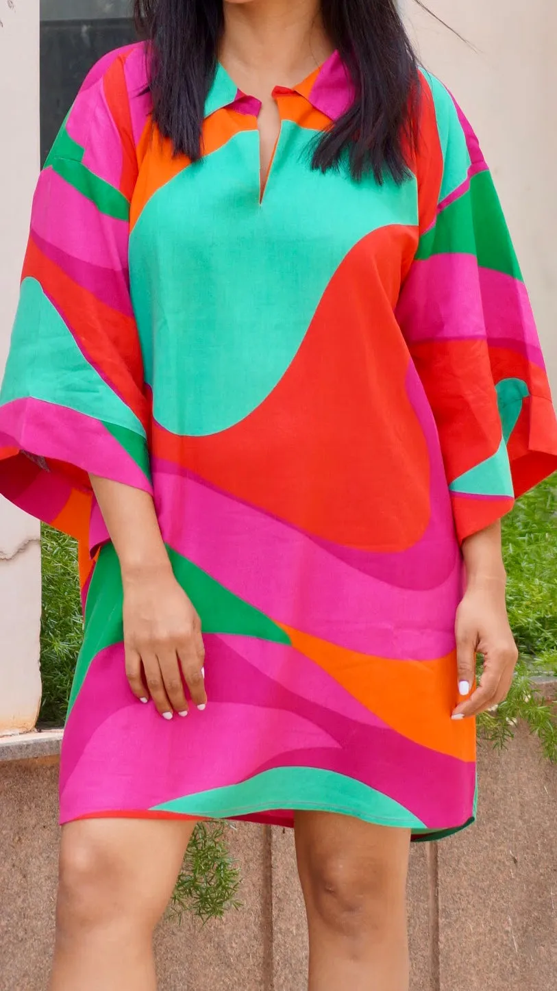 Ella - Rose Shirt Dress