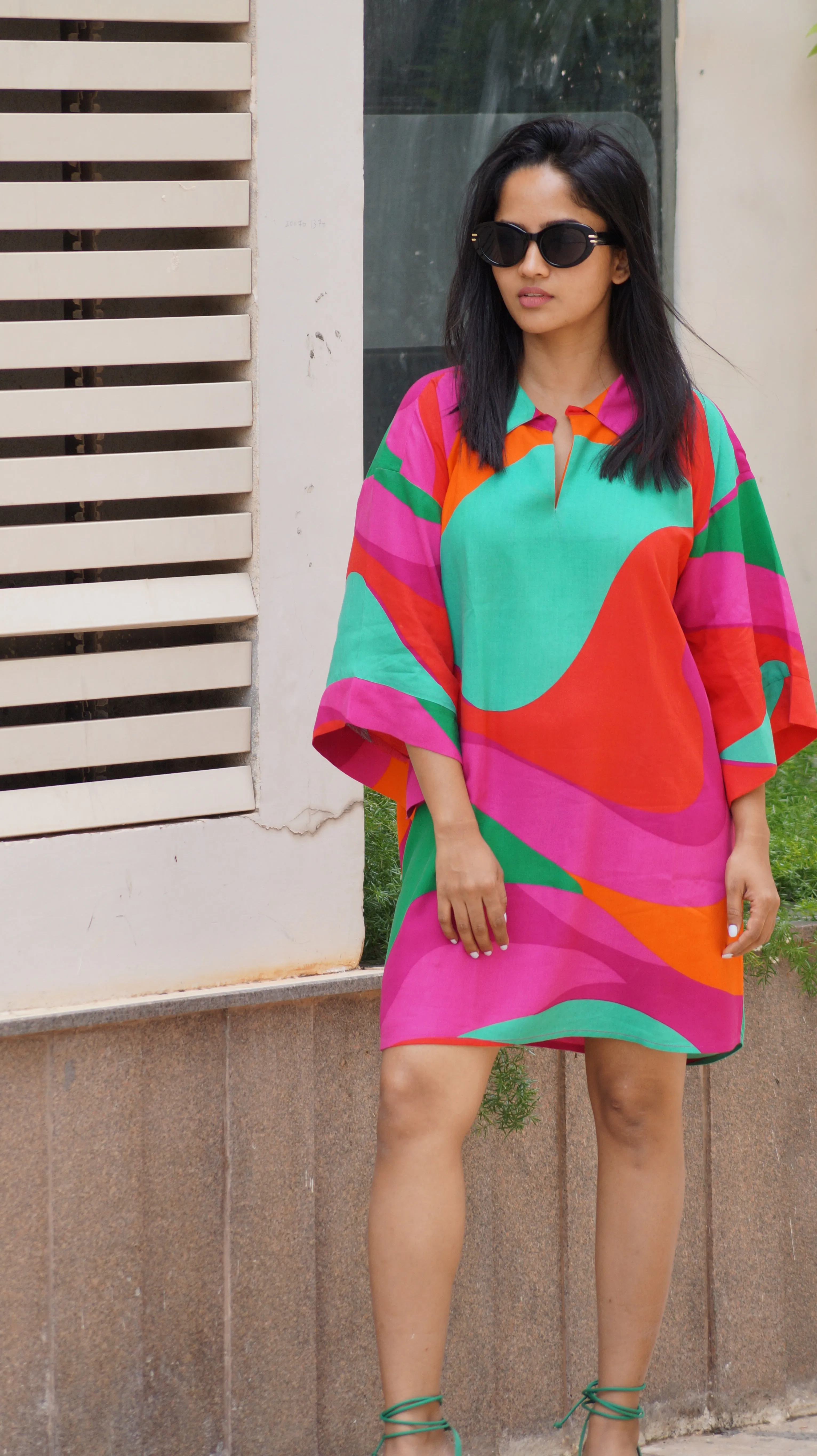 Ella - Rose Shirt Dress
