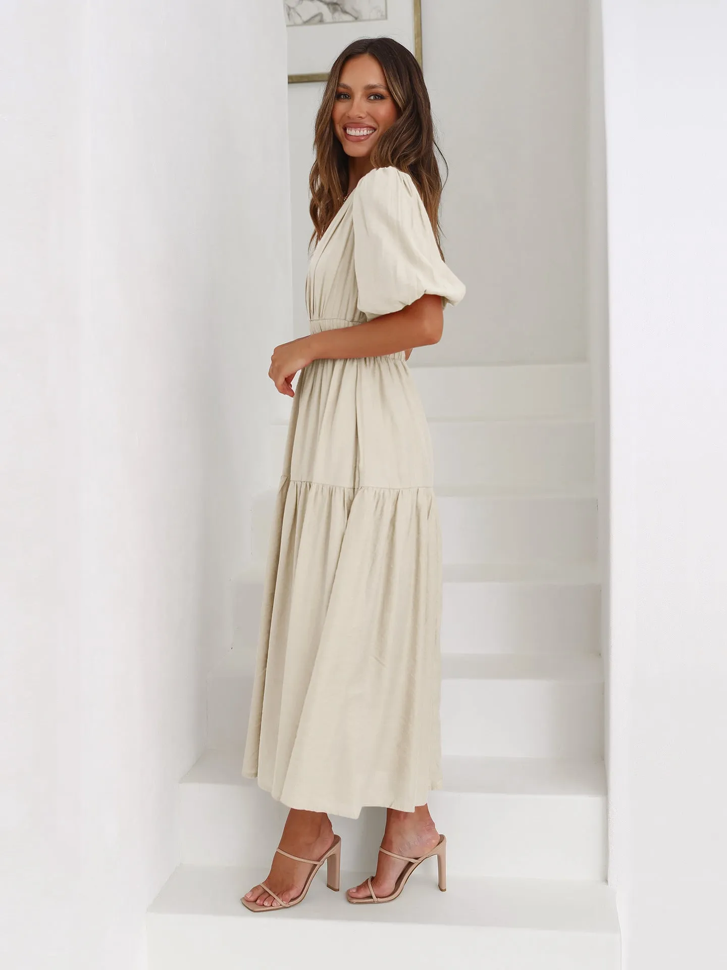 Enola™ | Puff Sleeves Dress