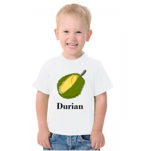 Fruit Theme T-Shirt for Kids Fancy Dress Costume Durian