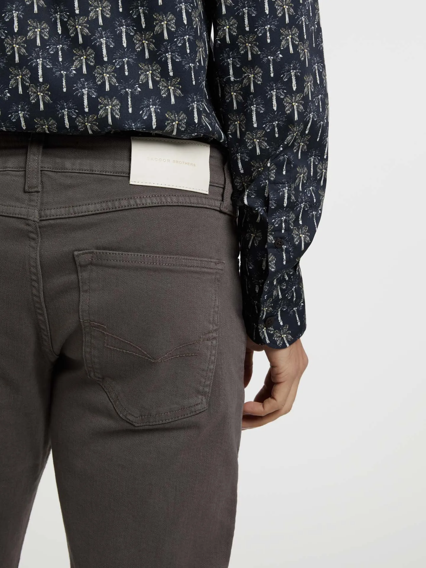Garment Dye Slim Fit Jeans