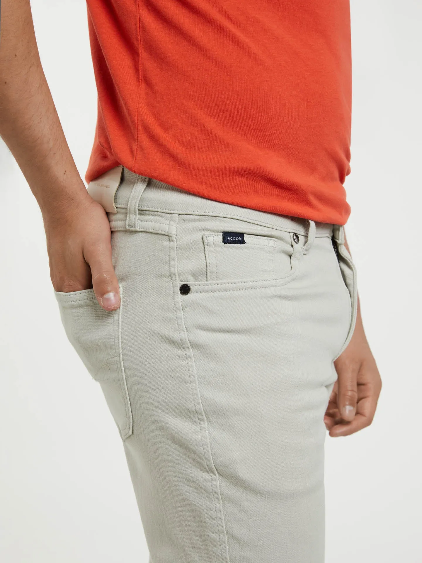 Garment Dye Slim Fit Jeans