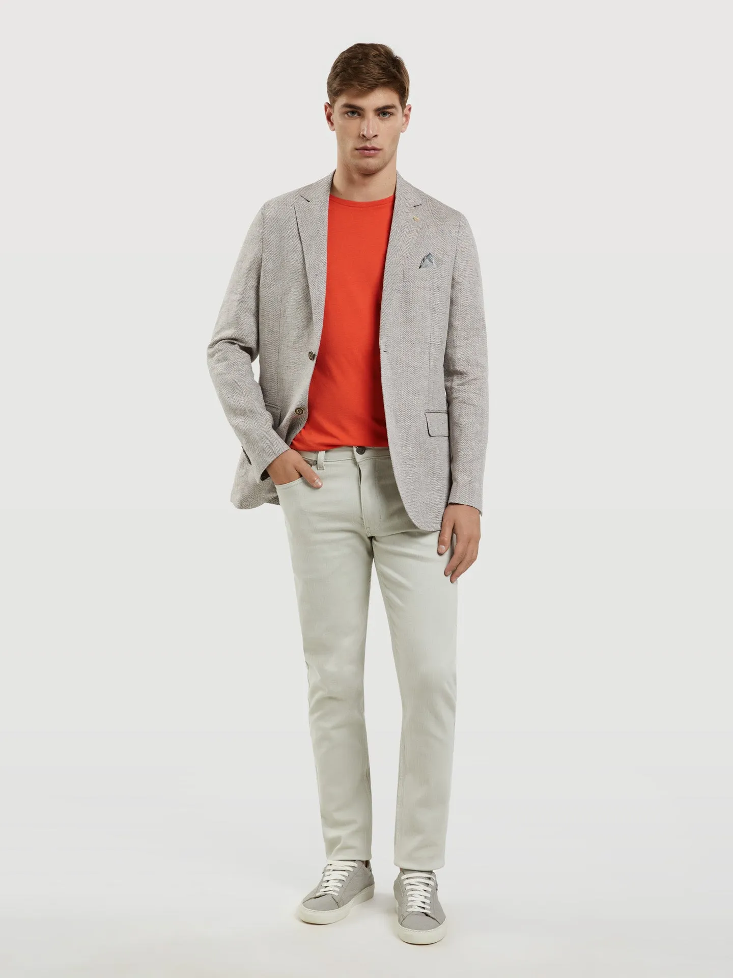 Garment Dye Slim Fit Jeans